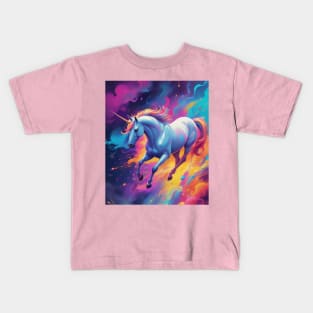 Unicorn Daisy Majestic Kids T-Shirt